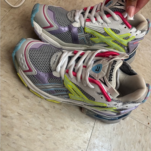 Balenciaga Multicolor Athletic Sneakers - Picture 3 of 4